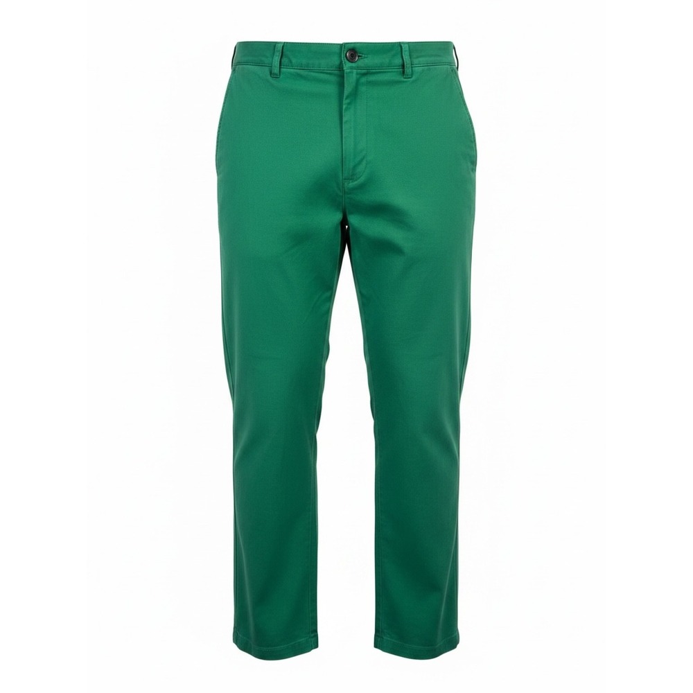 Brooks Brothers 346 Mens Green Cotton Chino Pants 36x30 (CC36) NEW